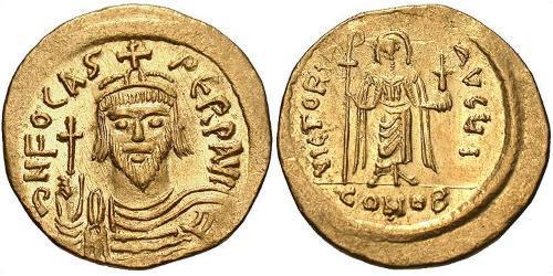 1 Solidus Византийская империя (330-1453) Золото Phocas(?-610)