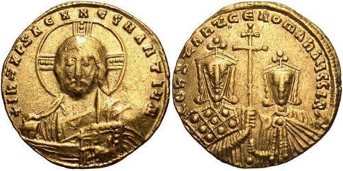 1 Solidus Византийская империя (330-1453) Золото Константи́ VII (905 -959)