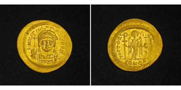 1 Solidus Византийская империя (330-1453) Золото Юстиниан I (482-565)
