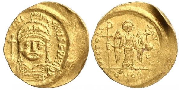 1 Solidus Византийская империя (330-1453) Золото Юстиниан I (482-565)