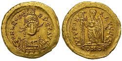 1 Solidus Візантійська імперія (330-1453) Золото Лев I Макелла (401-474)