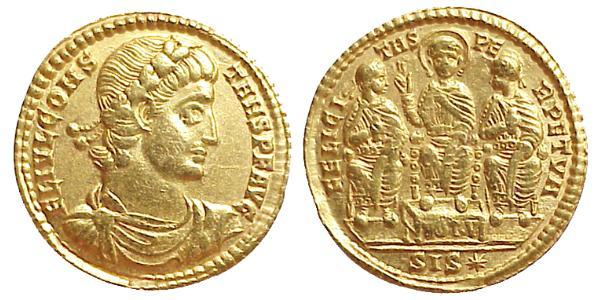 1 Solidus Римська імперія (27BC-395) Золото Констанцій II (317 - 361)