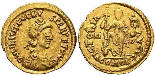 1 Solidus Western Roman Empire (285-476) 金 利比乌斯·塞维鲁