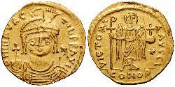 1 Solidus 拜占庭帝国 金 Maurice Tiberius (539-602)