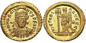 1 Solidus 拜占庭帝国 金 Marcian (392-457)