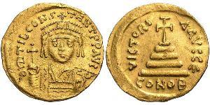 1 Solidus 拜占庭帝国 金 Tiberius II (535-582)