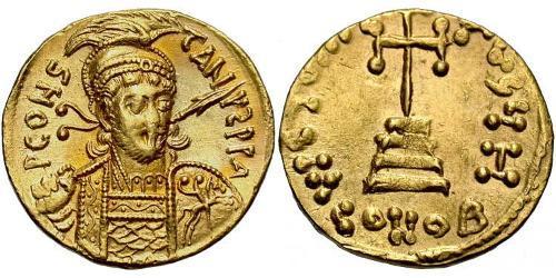 1 Solidus 拜占庭帝国 金 君士坦丁四世