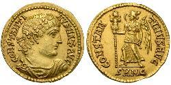 1 Solidus 羅馬帝國 金 君士坦丁大帝