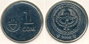 1 Som Kirghizistan (1991 - ) Acier/Nickel 