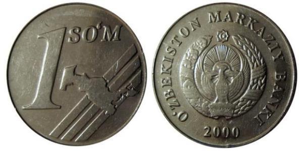 1 Som 乌兹别克斯坦  