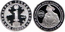 1 Somoni Tadschikistan (1991 - ) Silber 