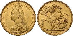 1 Sovereign Australia (1788 - 1939) Gold Victoria (1819 - 1901)