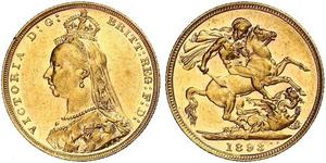 1 Sovereign Australia (1788 - 1939) Gold Victoria (1819 - 1901)