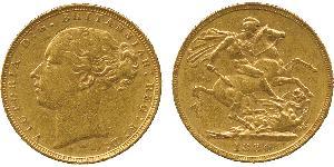 1 Sovereign Australia (1788 - 1939) Gold Victoria (1819 - 1901)