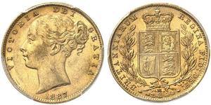 1 Sovereign Australia (1788 - 1939) Gold Victoria (1819 - 1901)