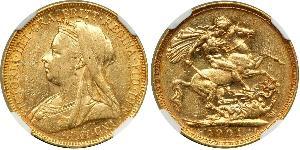 1 Sovereign Australia (1788 - 1939) Gold Victoria (1819 - 1901)