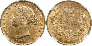 1 Sovereign Australia (1788 - 1939) Gold Victoria (1819 - 1901)