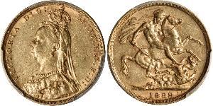 1 Sovereign Australia (1788 - 1939) Gold Victoria (1819 - 1901)