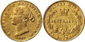 1 Sovereign Australia (1788 - 1939) Gold Victoria (1819 - 1901)