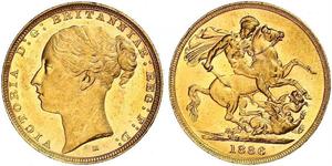 1 Sovereign Australia (1788 - 1939) Gold Victoria (1819 - 1901)