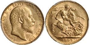 1 Sovereign Australia (1788 - 1939) Gold Edward VII (1841-1910)