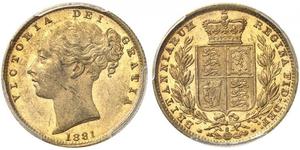 1 Sovereign Australia (1788 - 1939) Gold Victoria (1819 - 1901)