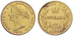 1 Sovereign Australia (1788 - 1939) Gold Victoria (1819 - 1901)