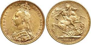 1 Sovereign Australia (1788 - 1939) Gold Victoria (1819 - 1901)