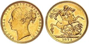 1 Sovereign Australia (1788 - 1939) Gold Victoria (1819 - 1901)