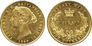 1 Sovereign Australia (1788 - 1939) Gold Victoria (1819 - 1901)