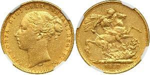 1 Sovereign Australia (1788 - 1939) Gold Victoria (1819 - 1901)