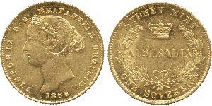 1 Sovereign Australia (1788 - 1939) Gold Victoria (1819 - 1901)