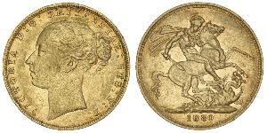 1 Sovereign Australia (1788 - 1939) Gold Victoria (1819 - 1901)