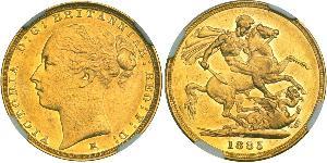 1 Sovereign Australia (1788 - 1939) Gold Victoria (1819 - 1901)