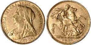 1 Sovereign Australia (1788 - 1939) Gold Victoria (1819 - 1901)