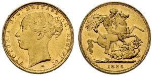 1 Sovereign Australia (1788 - 1939) Gold Victoria (1819 - 1901)