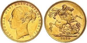 1 Sovereign Australia (1788 - 1939) Gold Victoria (1819 - 1901)