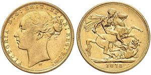 1 Sovereign Australia (1788 - 1939) Gold Victoria (1819 - 1901)