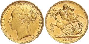 1 Sovereign Australia (1788 - 1939) Gold Victoria (1819 - 1901)