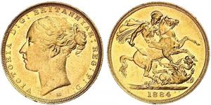 1 Sovereign Australia (1788 - 1939) Gold Victoria (1819 - 1901)