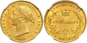 1 Sovereign Australia (1788 - 1939) Gold Victoria (1819 - 1901)