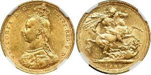 1 Sovereign Australia (1788 - 1939) Gold Victoria (1819 - 1901)