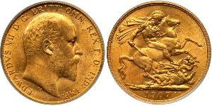 1 Sovereign Australia (1788 - 1939) Gold Edward VII (1841-1910)