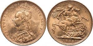 1 Sovereign Australia (1788 - 1939) Gold Victoria (1819 - 1901)