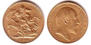 1 Sovereign Australia (1788 - 1939) Gold Edward VII (1841-1910)