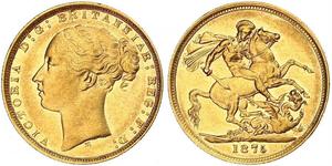 1 Sovereign Australia (1788 - 1939) Gold Victoria (1819 - 1901)