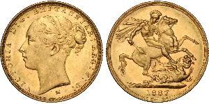 1 Sovereign Australia (1788 - 1939) Gold Victoria (1819 - 1901)