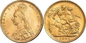 1 Sovereign Australia (1788 - 1939) Gold Victoria (1819 - 1901)