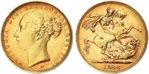 1 Sovereign Australia (1788 - 1939) Gold Victoria (1819 - 1901)