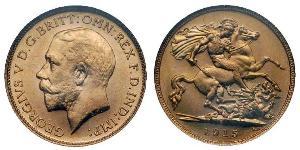 1 Sovereign Australia (1788 - 1939) Gold George V of the United Kingdom (1865-1936)